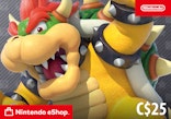 Nintendo eShop Card 25 CAD logo
