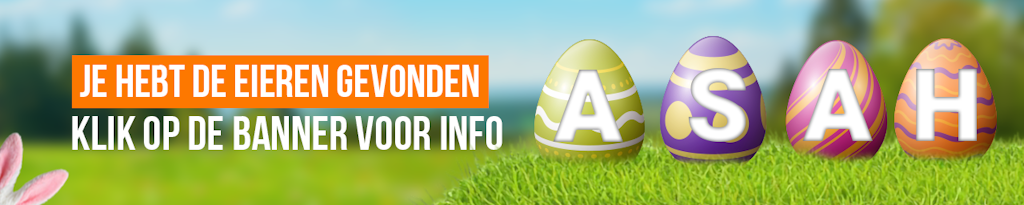 Je hebt de eieren gevonden! Klik voor de volgende stap.