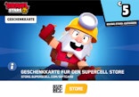 Brawl Stars Geschenkkarte 5 € logo