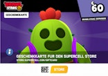 Brawl Stars Geschenkkarte 60 € logo