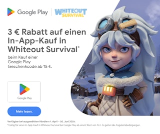 Rabatt 3 € Rabatt auf In-App-Käufe in Whiteout Survival