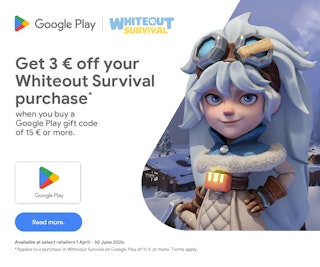 Get your bonus now 3€ bonus on dundle for Whiteout Survival