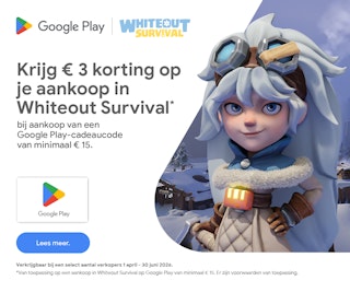 Bonus op dundle Krijg € 3 korting op je aankopen in Whiteout Survival!