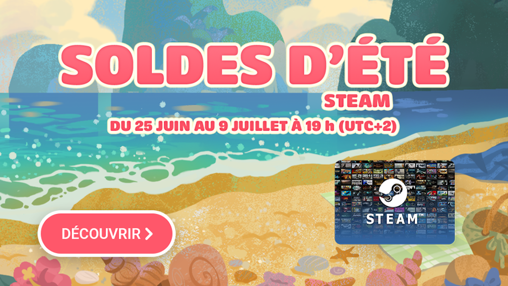 Profitez des soldes Steam d'été maintenant