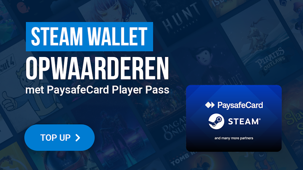 Steam wallet opwaarderen met paysafecard players pass
