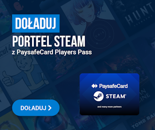 Doładuj portdel Steam z PaysafeCard Player Pass