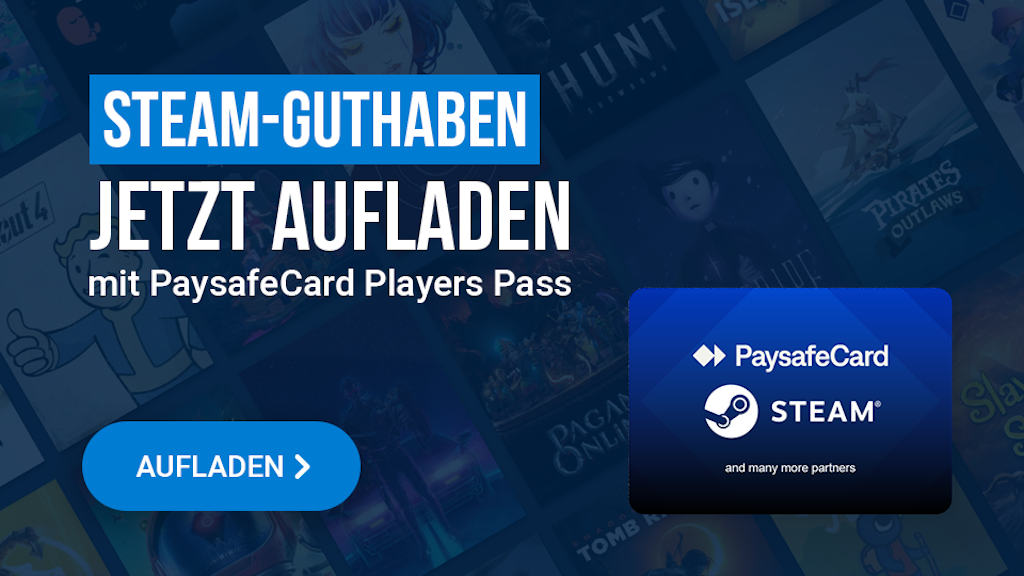 Steam-guthaben aufladen mit paysafecard players pass