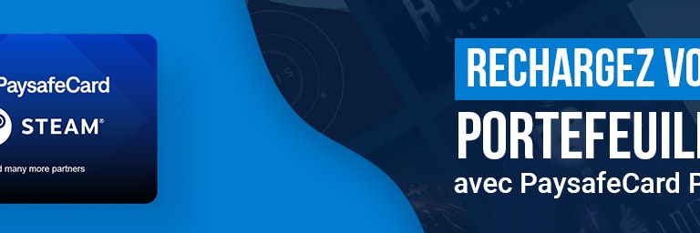 Recharge Portefeuille Steam Crédit prépayé et alternative parfaite aux cartes Steam