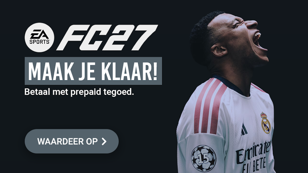 Maak je klaar voor FC 27 Betaal met prepaid tegoed- Waardeer nu op