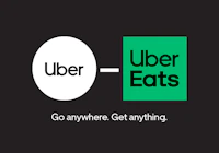 Bon Uber et Uber Eats $100 logo