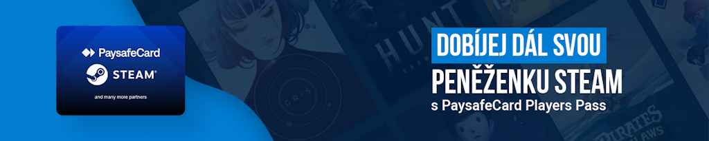 Dobijte si peněženku Steam pomocí PaysafeCard Player Pass