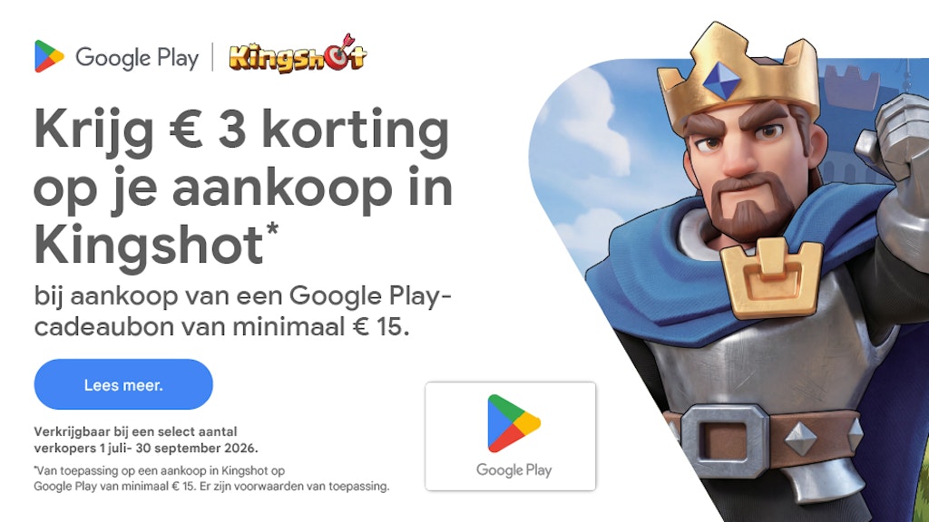 Kingshot 3 € korting Krijg 3 € korting op je aankoop in Kingshot