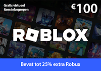 Roblox tegoed € 100 logo