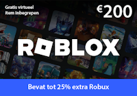 Roblox tegoed € 200 logo