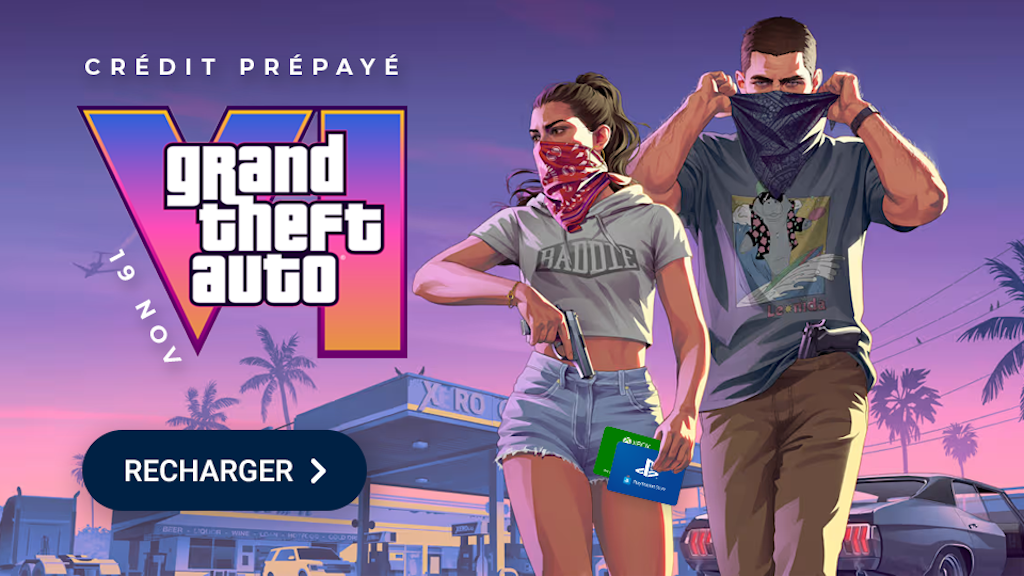 Get GTA VI with prepaid credit Get GTA VI with prepaid credit