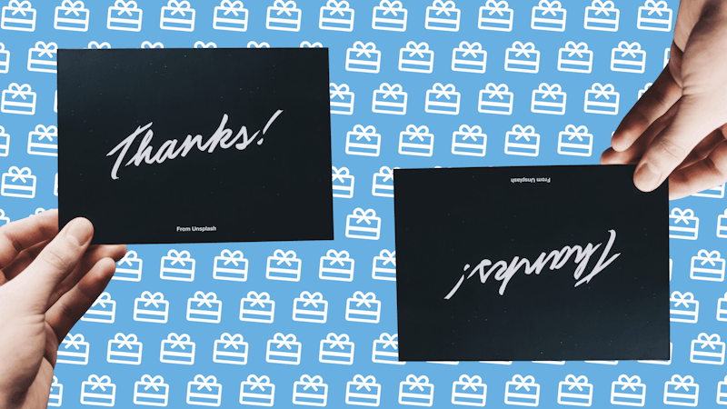 Top Thank You Gift Cards article banner image of thank you cards