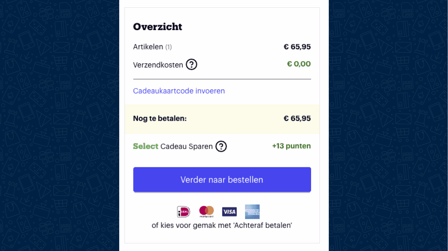Een screenshot van het besteloverzicht van bol.com.