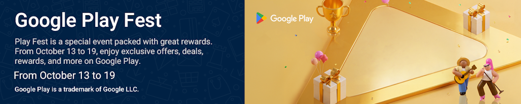 Google Play Fest + dundle Google Play Fest + dundle banner