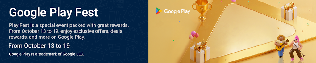 Google Play Fest + dundle banner