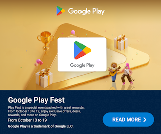 Google Play Fest + dundle banner