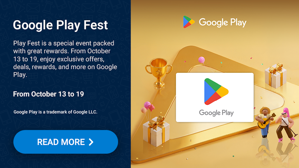 Google Play Fest + dundle banner