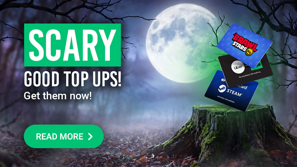 Halloween: Uber + Brawl Stars + PSC Players Pass Promo banner
