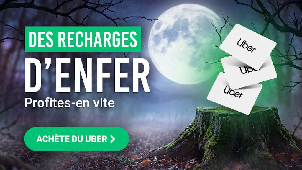 Halloween Uber promo banner