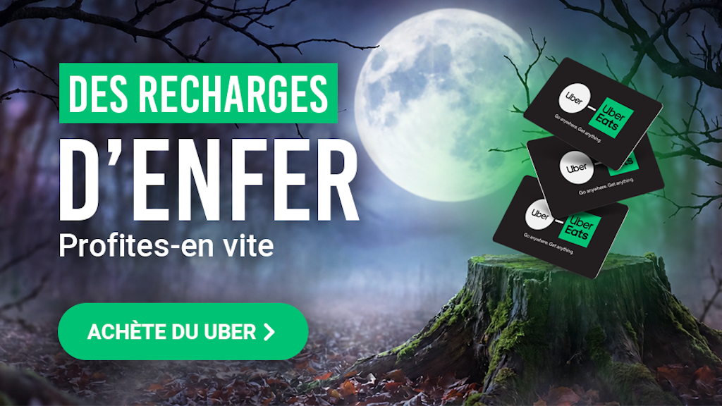 Halloween Uber promo banner