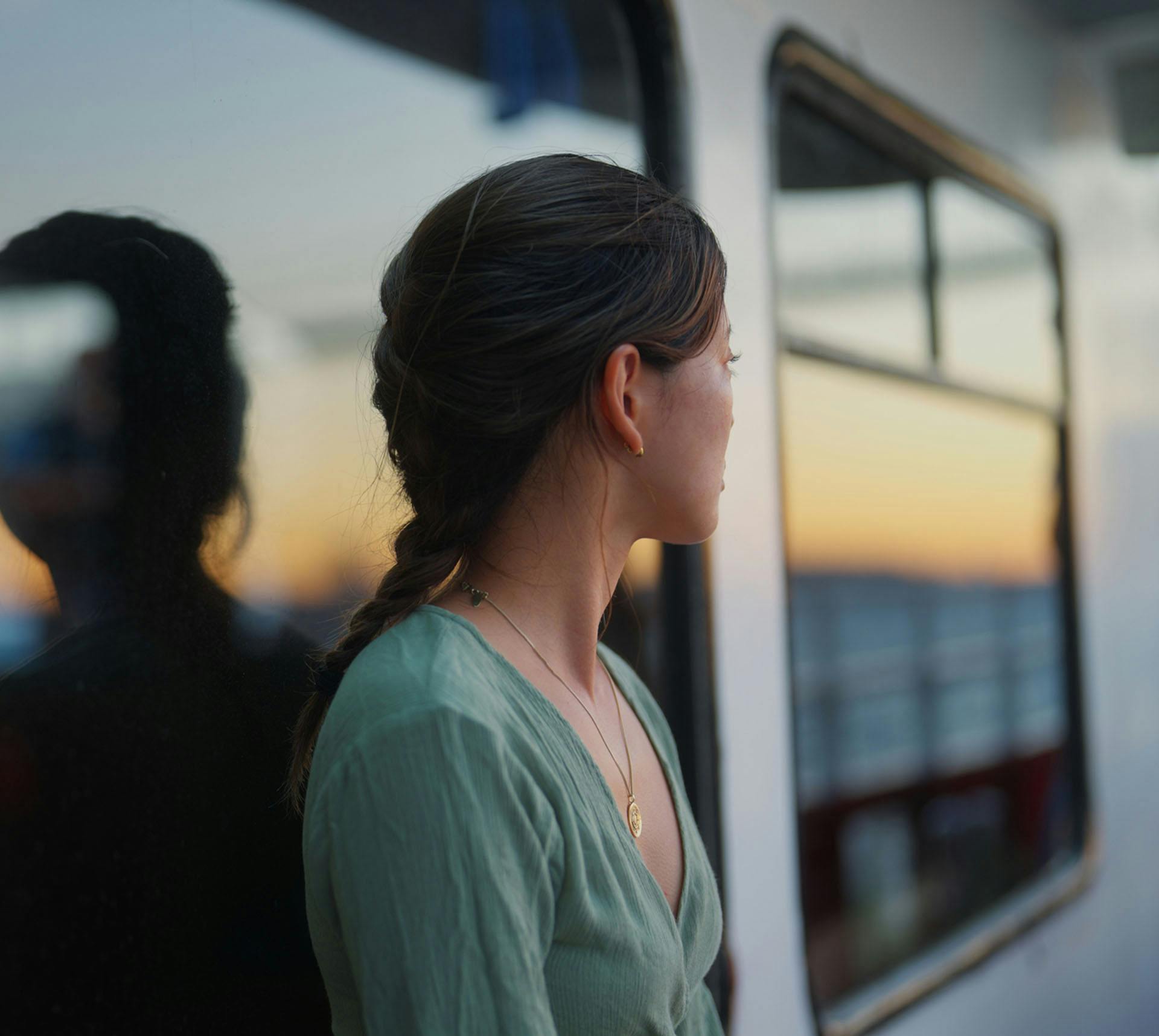 Woman on ship