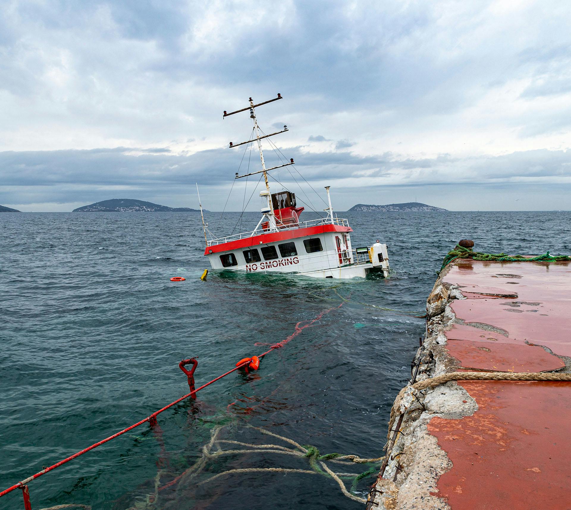 Sinking ship