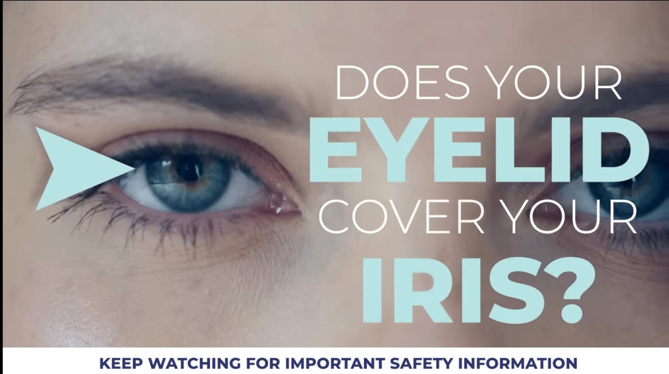 Close up of woman's eyes