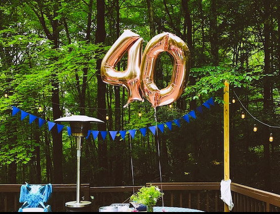 balloons at a birthday party