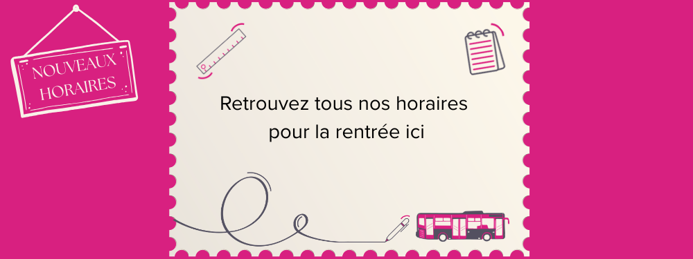 nouveaux horaires 2026
