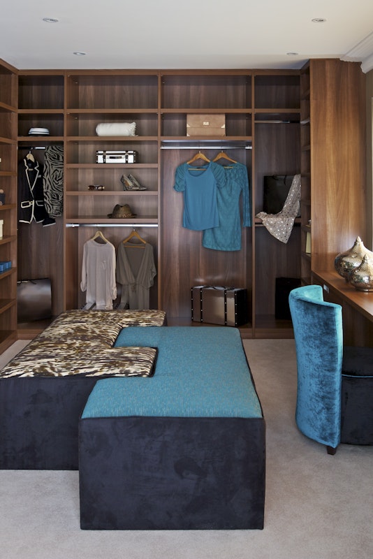 beautiful walk in wardrobe