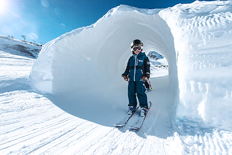 ski ludique facile courchevel