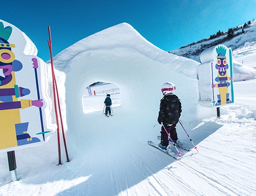 family park avec enfants courchevel