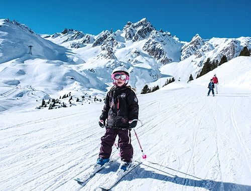 piste verte bleue courchevel