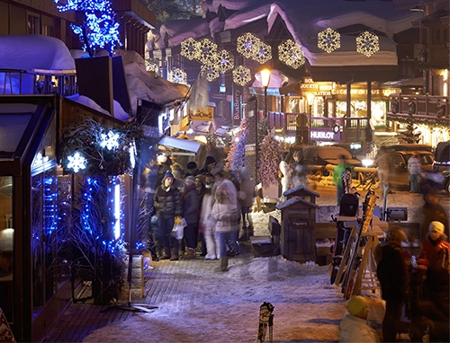ambiance féérique courchevel