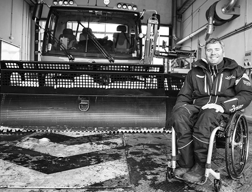 handi dameur courchevel