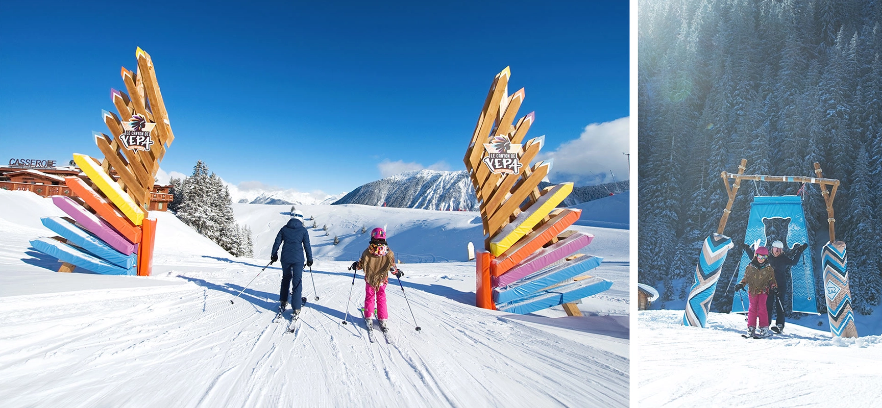 ski avec enfants courchevel