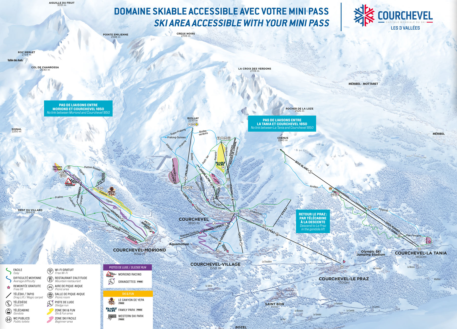 Courchevel 2026 Minipass Plan