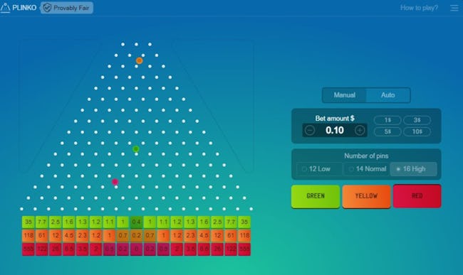 plinko juego de casino