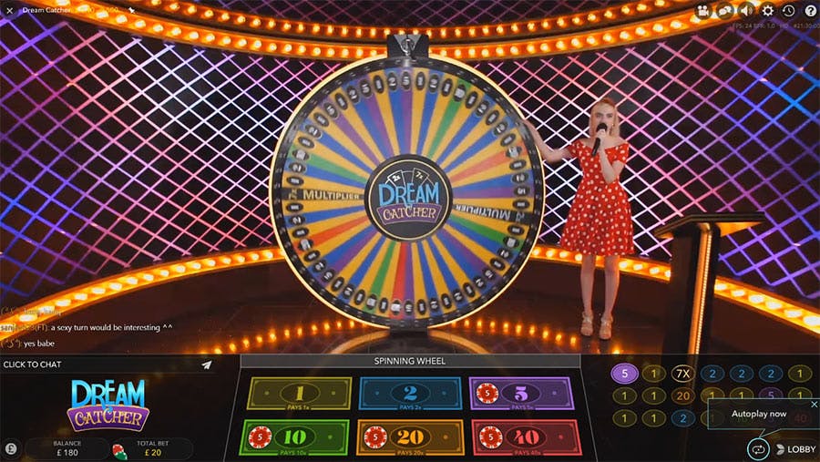 ruleta dream catcher en vivo