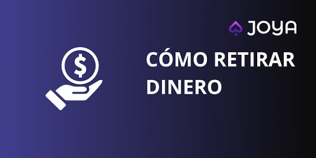 cómo retirar dinero de joya casino