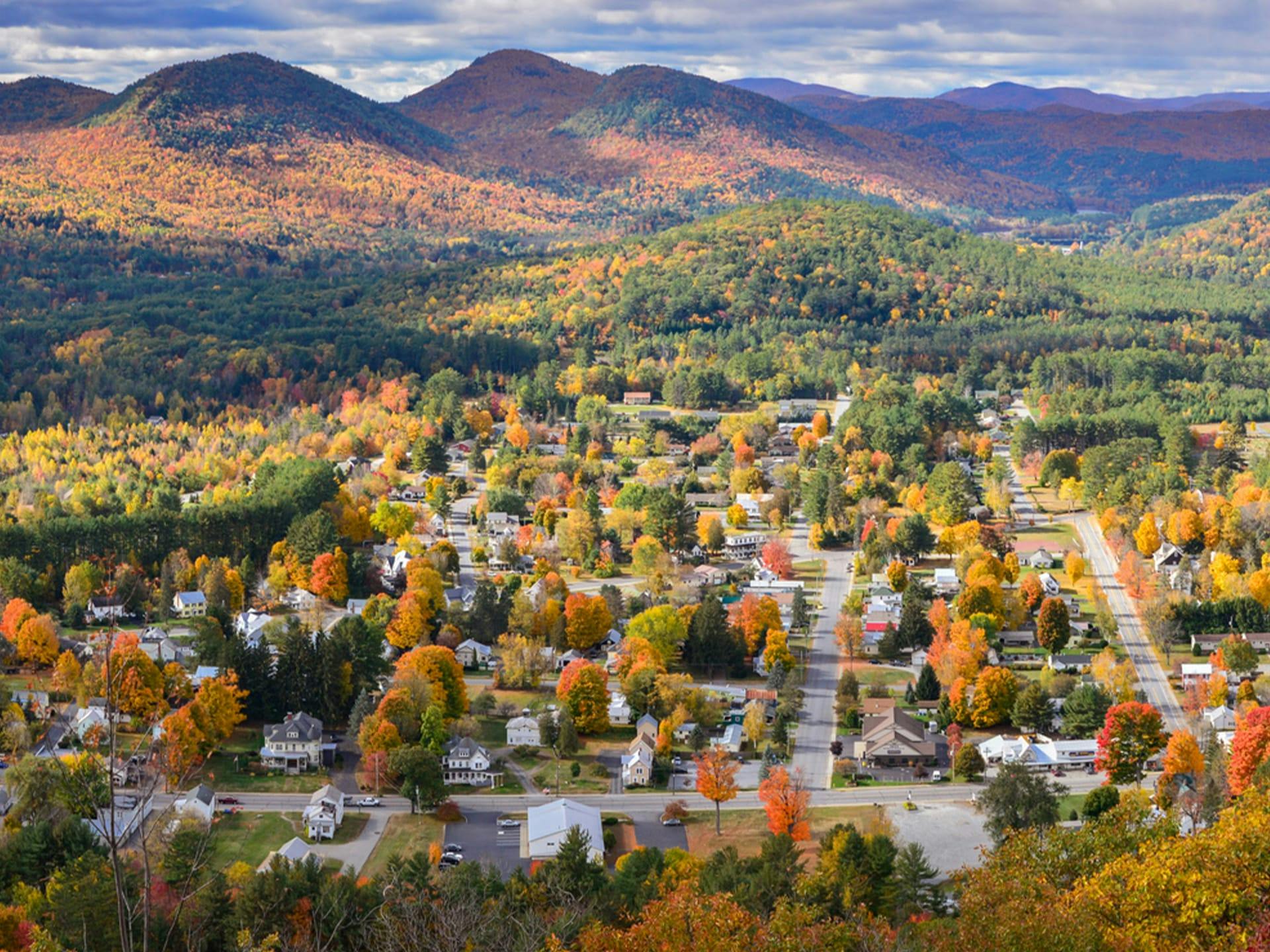 Overhead view of the New Jersey area