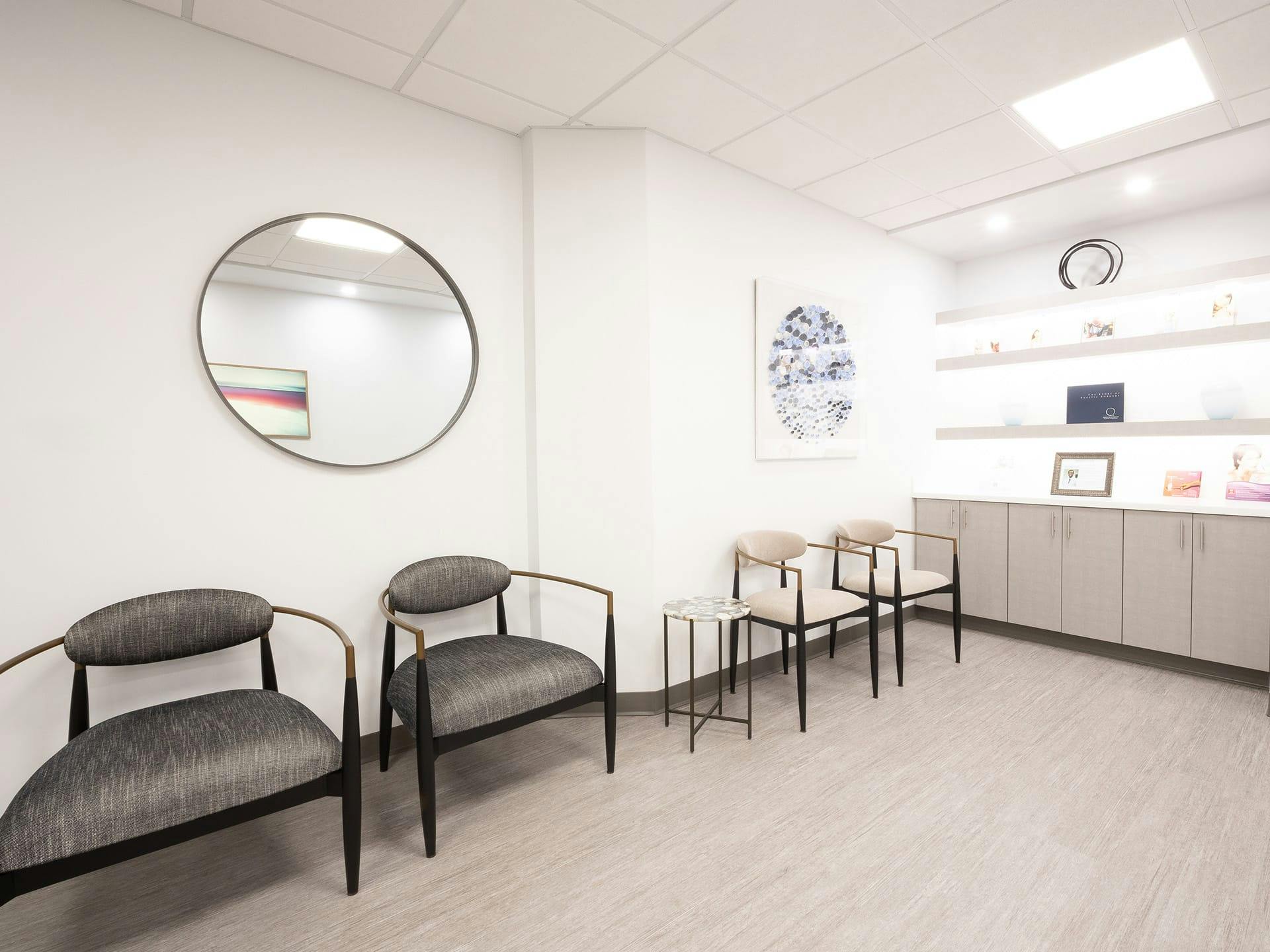 Waiting area in Callahan Plastic Surgery