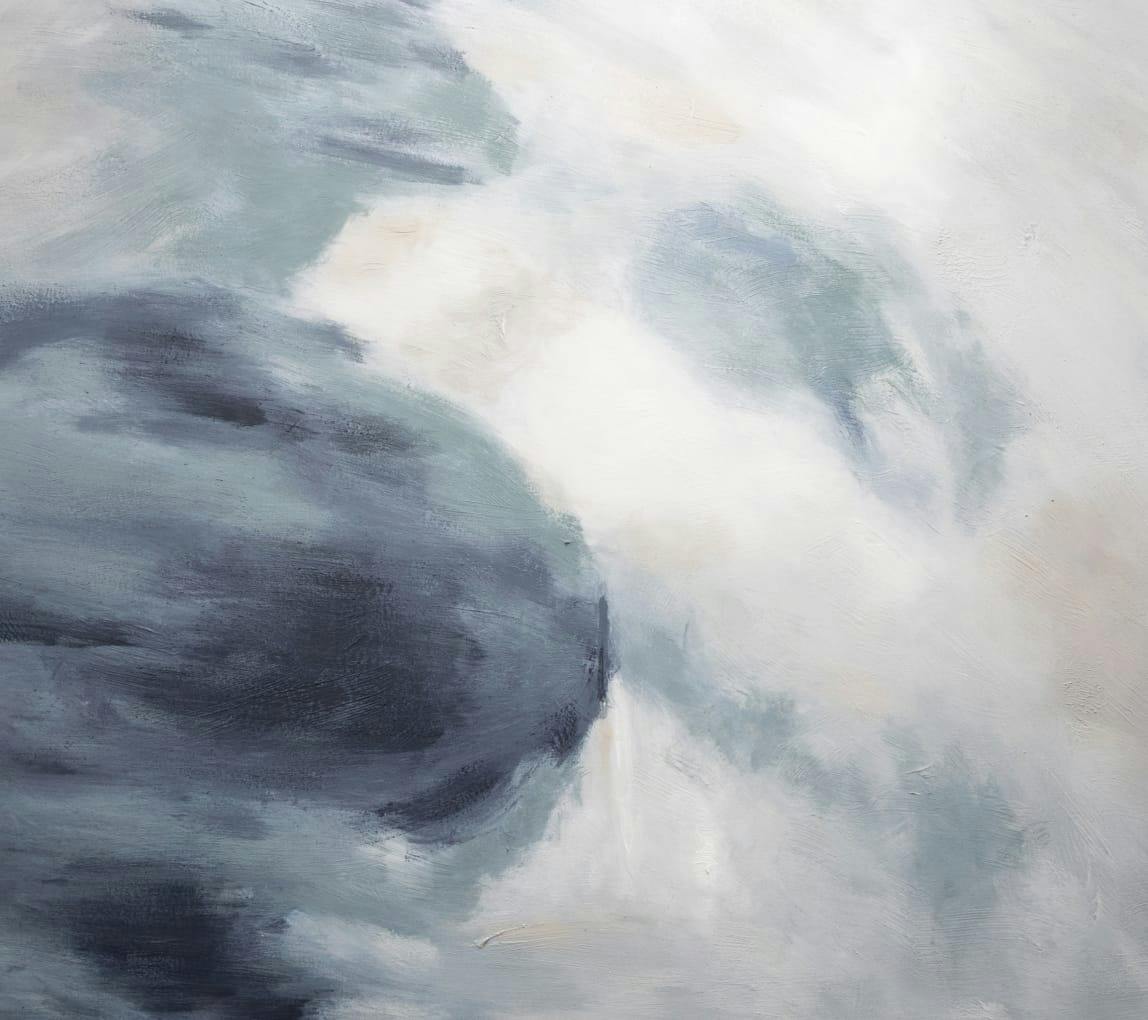 Abtract blue and gray clouds.