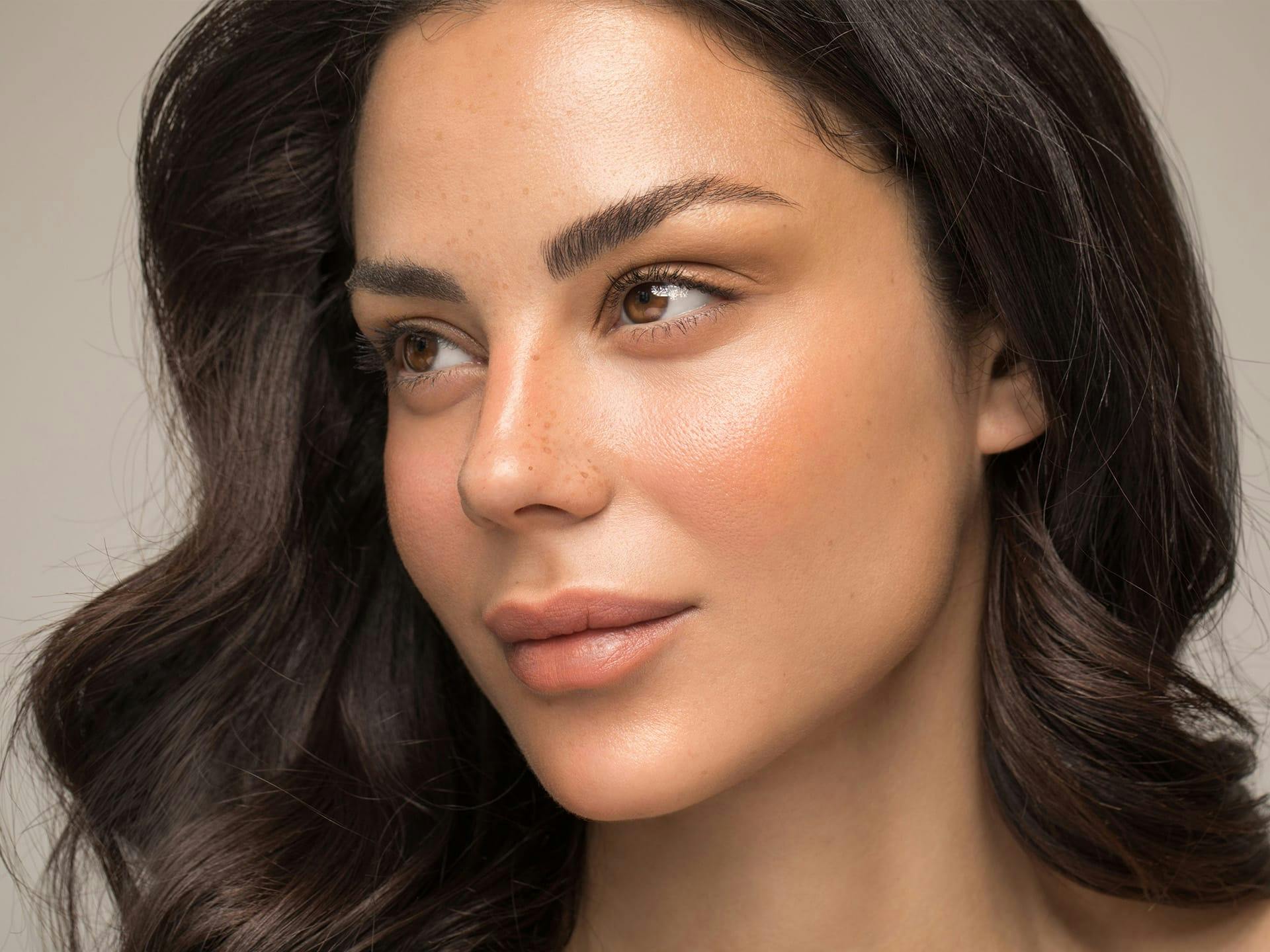 Woman with smooth skin