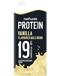 Melkunie PROTEIN vanille drink 1L verpakking.