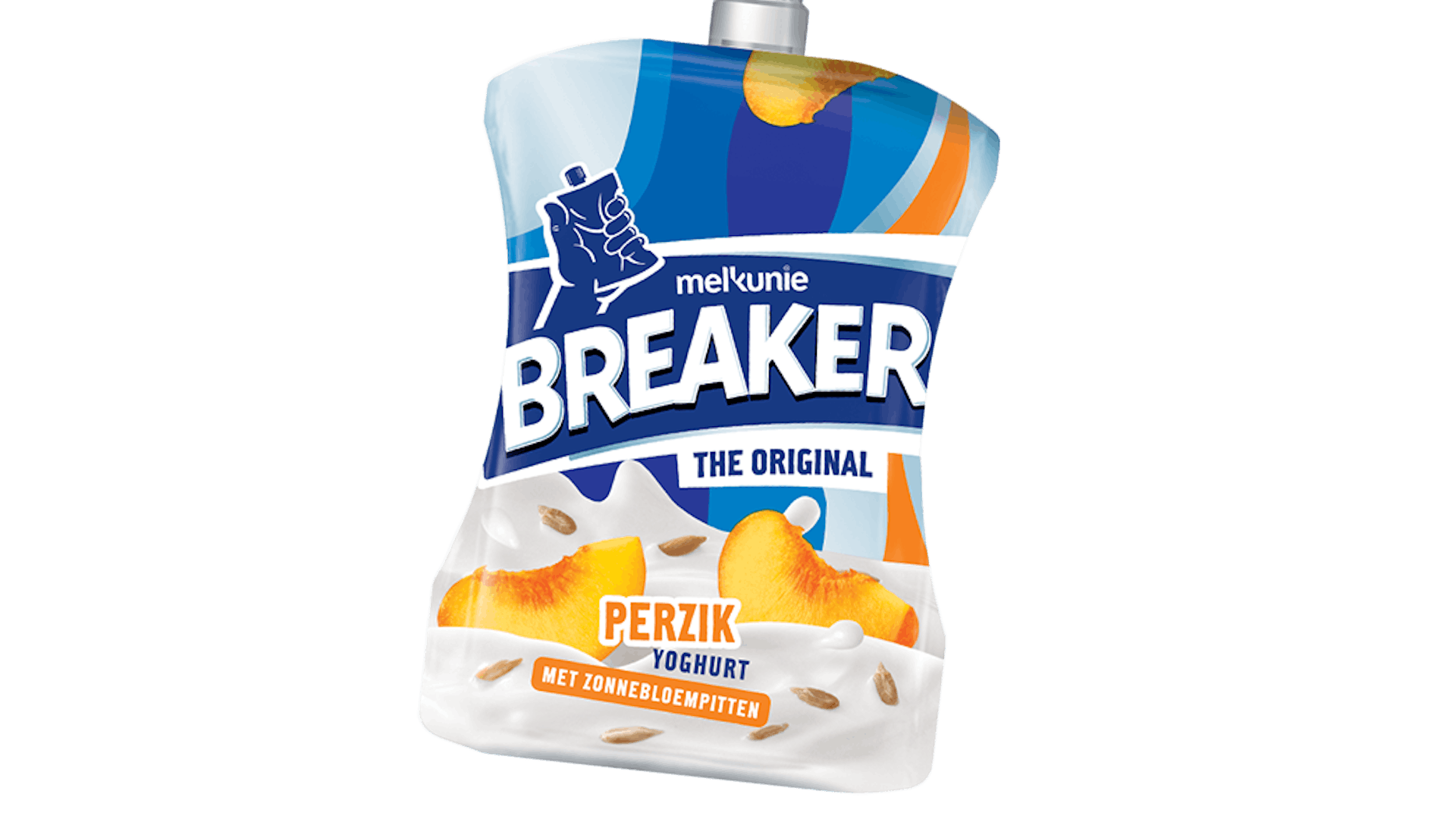 Melkunie Breaker Perzik verpakking.